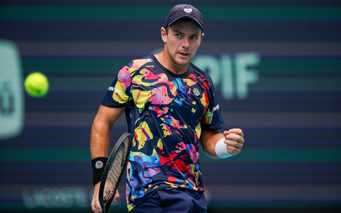 Schied in Miami aus: Dominik Koepfer. - Foto: Debby Wong/ZUMA Press Wire/dpa