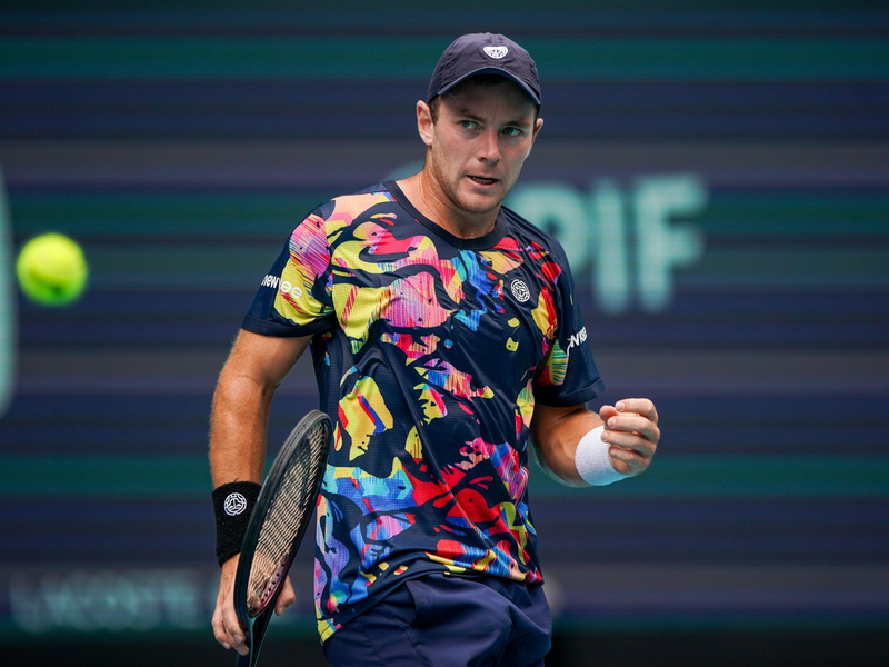 Schied in Miami aus: Dominik Koepfer. - Foto: Debby Wong/ZUMA Press Wire/dpa