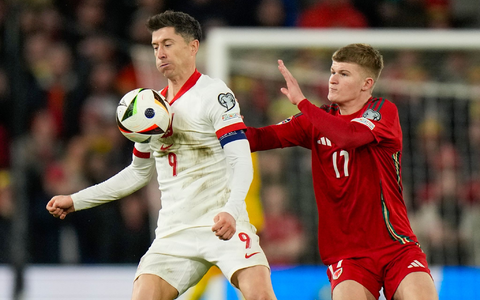 Polen um Superstar Robert Lewandowski (l) setzte sich im Elfmeterschießen gegen Wales durch. - Foto: Alastair Grant/AP/dpa