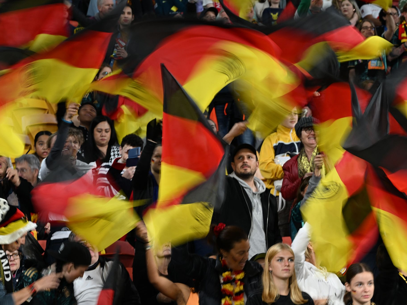 Die Euphorie in Deutschland vor der Heim-EM 2024 scheint geweckt. Das Turnier kann kommen. - Foto: Darren England/AAP/dpa