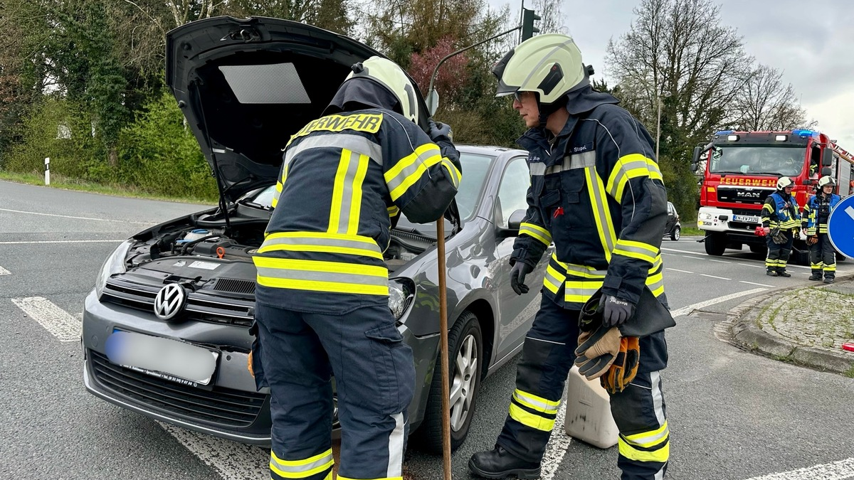 FW-EN: Verkehrsunfall im Kreuzungsbereich - Foto: presseportal.de