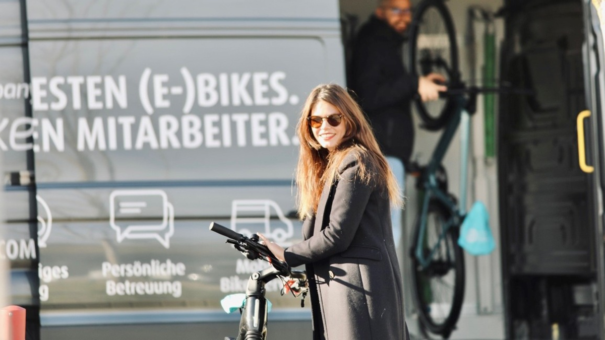 Mobiler Bike-Service von Company Bike: Nachhaltiges Full-Service-Konzept für Großunternehmen im Bereich Firmenradleasing - Foto: presseportal.de