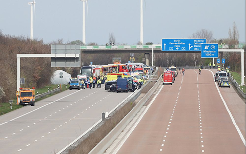 Unfall auf der A 9 bei Leipzig am 27.03.2024 - Foto: über dts Nachrichtenagentur