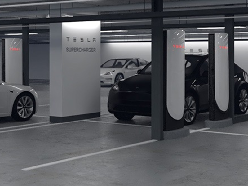 Presse-Einladung zur Eröffnung von 12 TESLA Superchargern im APCOA Parkhaus im Shoppingcenter Alexa in Berlin - Foto: presseportal.de