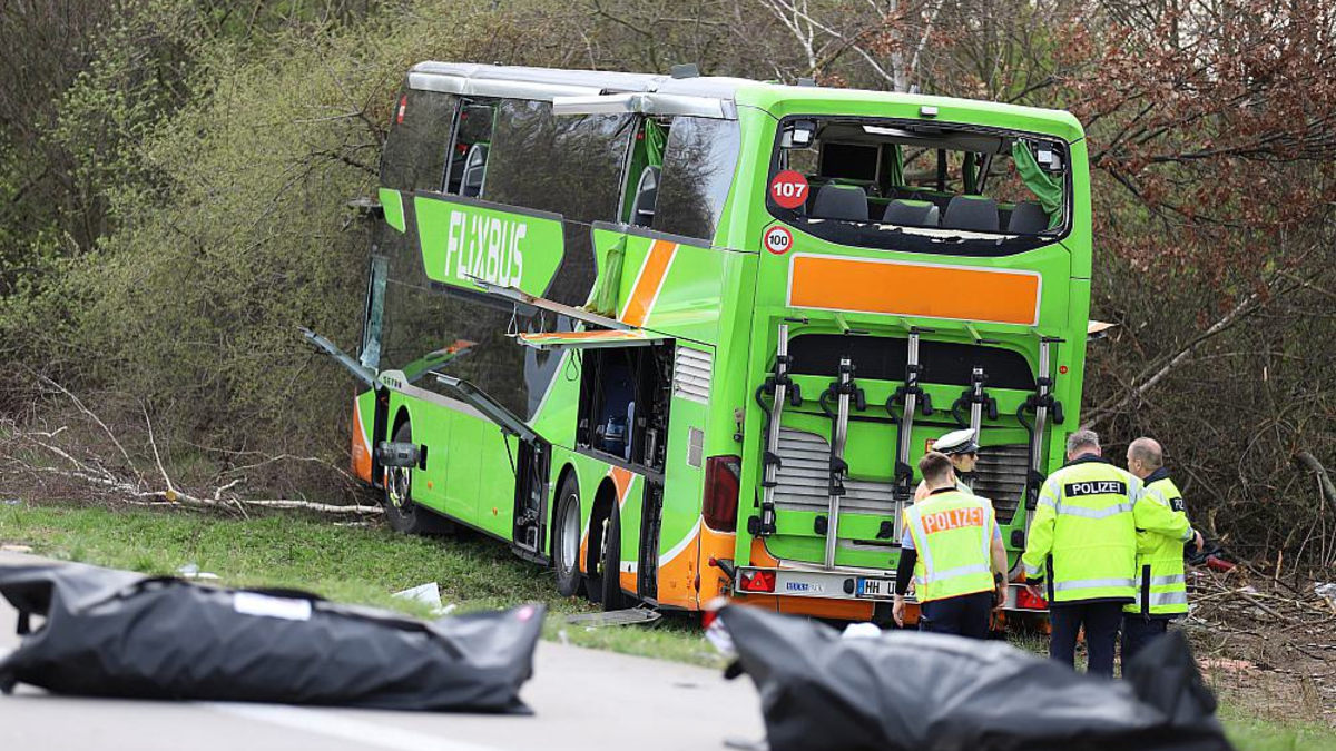 Unfall auf der A 9 bei Leipzig am 27.03.2024 - Foto: über dts Nachrichtenagentur