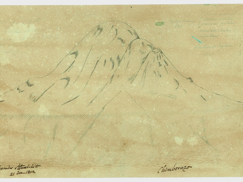 Unbekannte Zeichnungen Alexander von Humboldts von seiner Amerikareise - Foto: presseportal.de