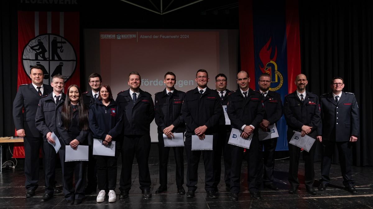 FW Wachtberg: Rückblick auf 2023 beim Abend der Feuerwehr - Foto: presseportal.de