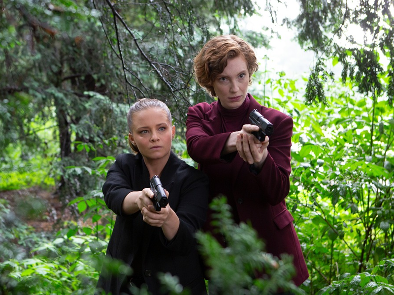 Tatort: Angst im Dunkeln am Ostermontag: Mikroabenteuer im Wald nichts für Jasna Fritzi Bauer und Luise Wolfram - Foto: presseportal.de