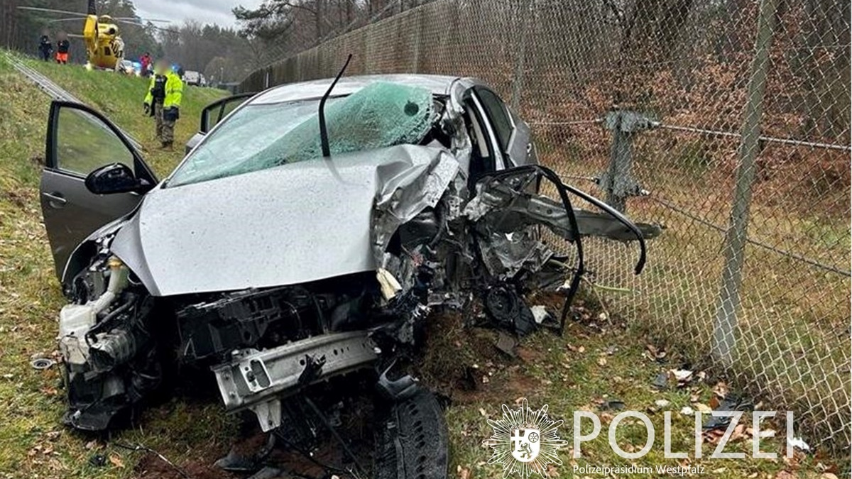 POL-PPWP: Frau bei Unfall schwer verletzt - Foto: presseportal.de