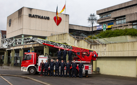 FW-MK: Vereidigung von acht neuen Brandmeisteranwärtern - Foto: presseportal.de