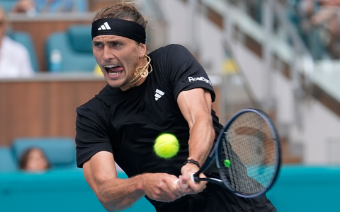 Steht in Miami im Halbfinale: Alexander Zverev. - Foto: Lynne Sladky/AP/dpa