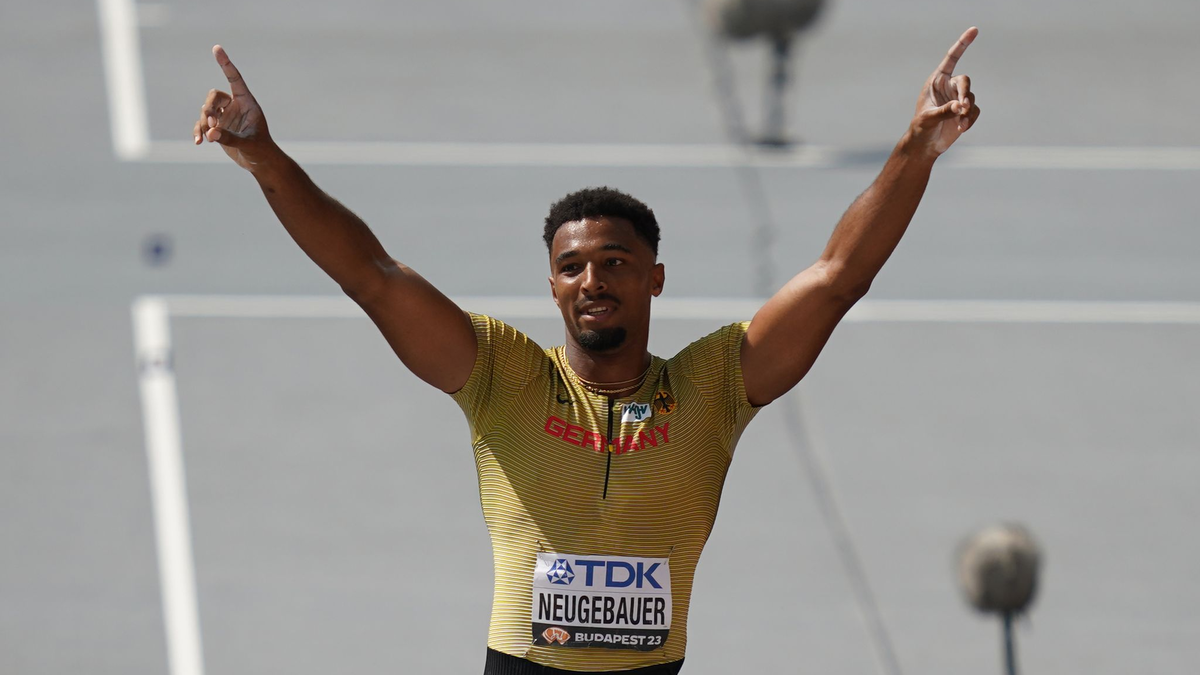 Gewann den Zehnkampf in Austin: Leo Neugebauer. - Foto: Marcus Brandt/dpa/Archivbild
