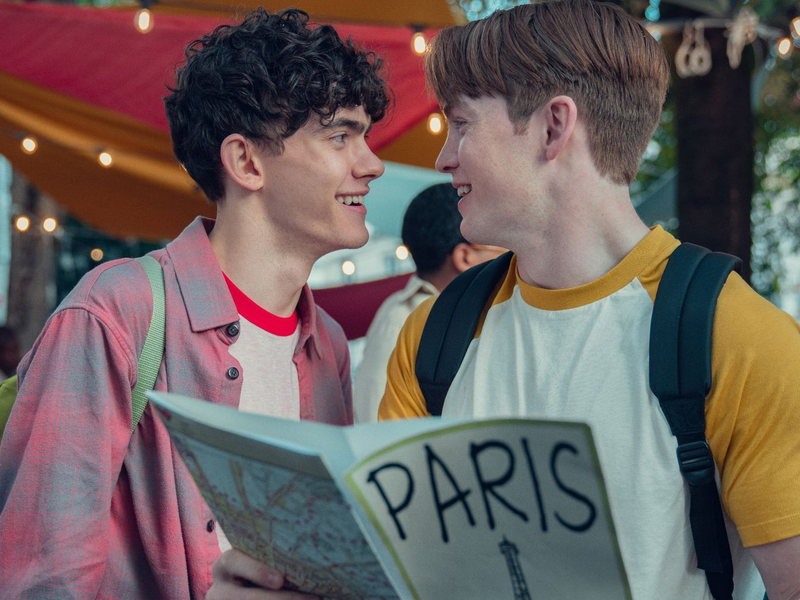 Die warmherzige britische Coming-of-Age-Serie um eine queere Teenager-Clique und deren Gefühle und Probleme lief im April 2022 an. - Foto: Teddy Cavendish/Netflix/dpa