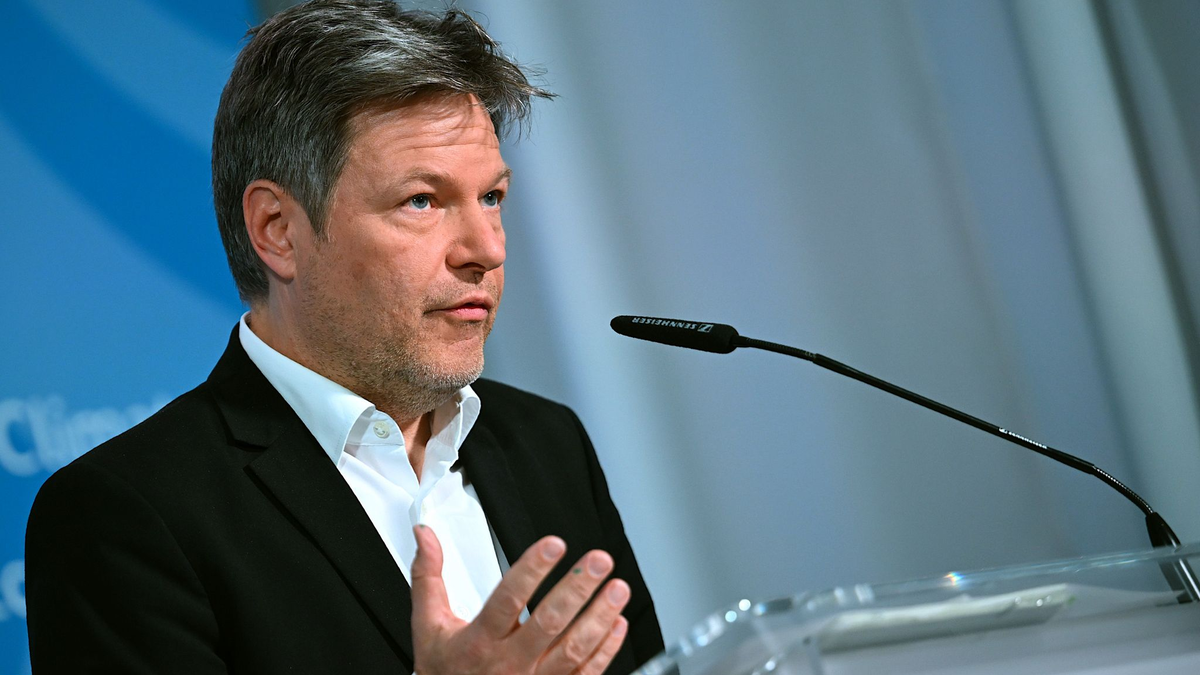 Bundeswirtschaftsminister Robert Habeck: «Derjenige, der den Frieden gefährdet, ist Putin». - Foto: Britta Pedersen/dpa