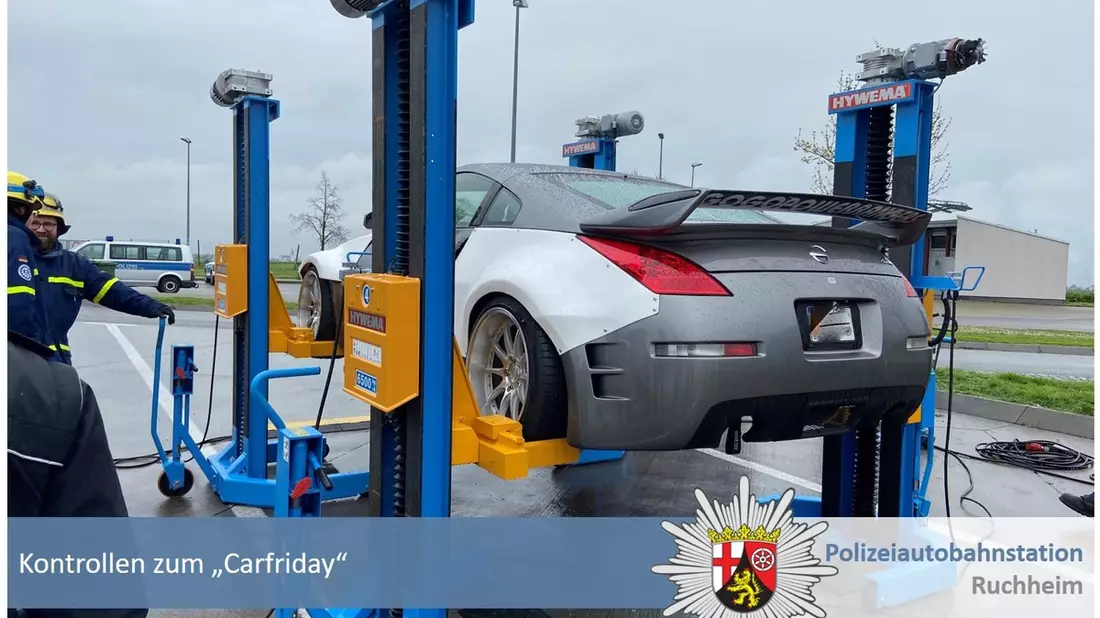 POL-PDNW: Polizeiautobahnstation Ruchheim - Carfriday - Tuning Kontrollen auf der A61 - Bild: presseportal.de