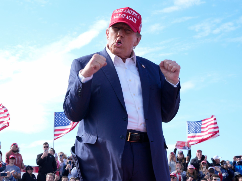 US-Wahlkampf: Wer geht an der Seite von Donald Trump ins Rennen? - Foto: Jeff Dean/AP/dpa