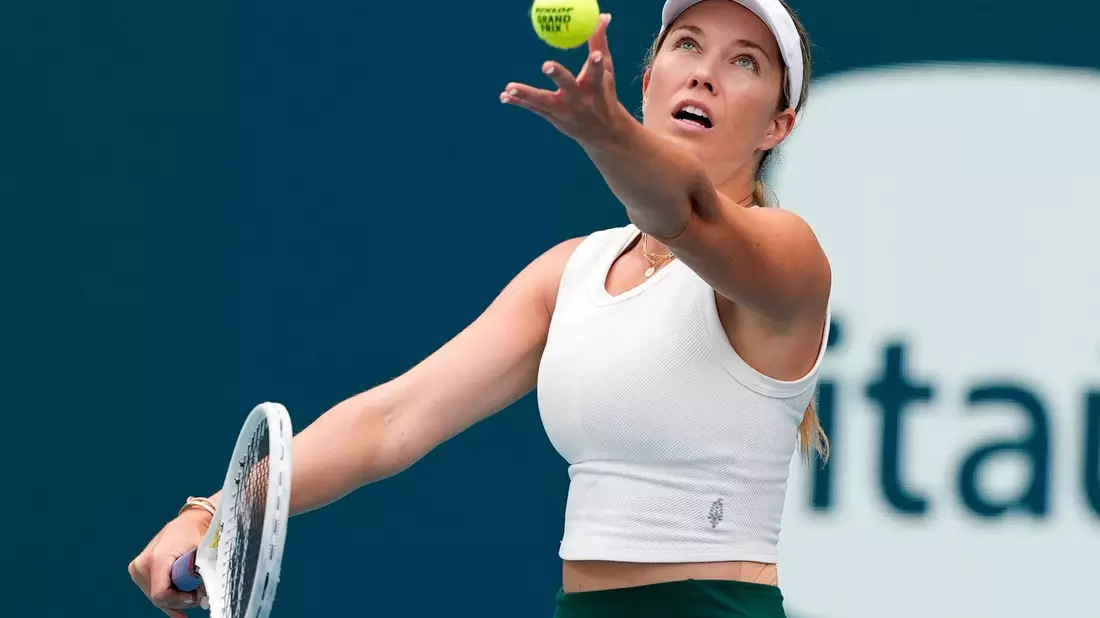 Danielle Collins gewann als ungesetzte Spielerin das Masters in Miami. - Bild: Lynne Sladky/AP/dpa
