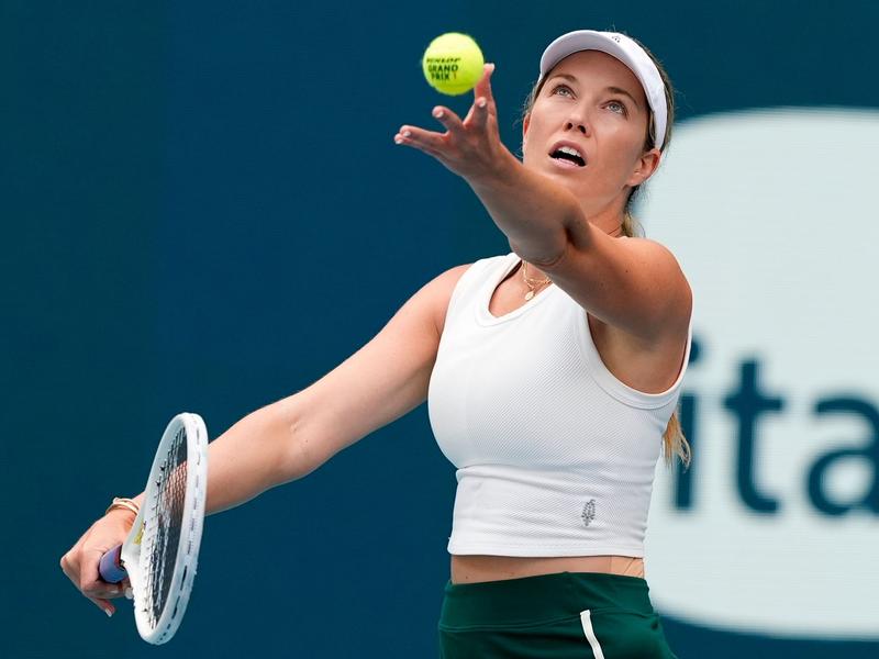 Danielle Collins gewann als ungesetzte Spielerin das Masters in Miami. - Foto: Lynne Sladky/AP/dpa