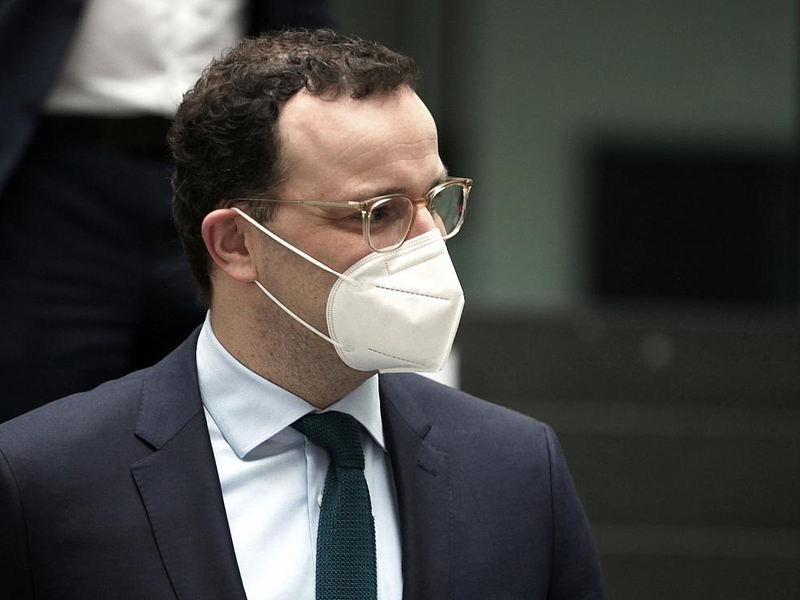 Jens Spahn mit FFP2-Maske (Archiv) - Foto: über dts Nachrichtenagentur
