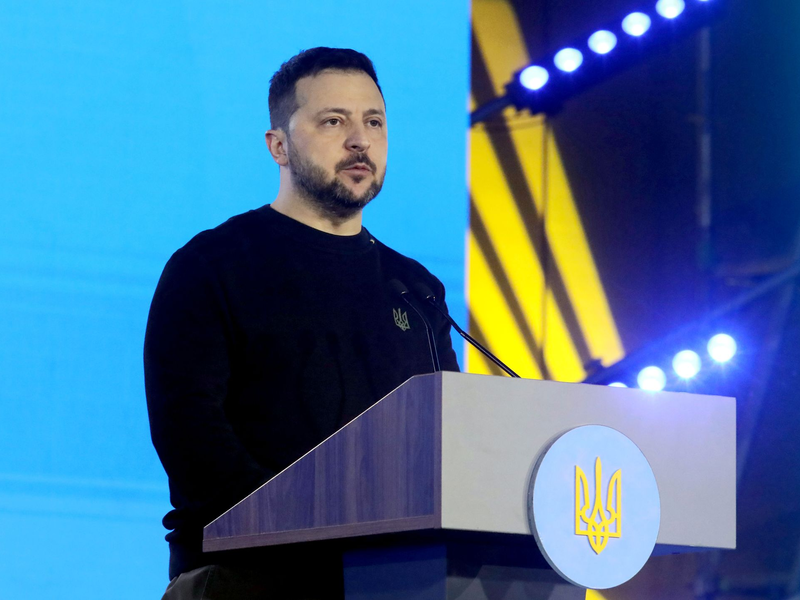 In seiner Osterbotschaft hat Wolodymyr Selenskyj seinen Landsleuten Mut zugesprochen. - Foto: --/Ukrinform/dpa