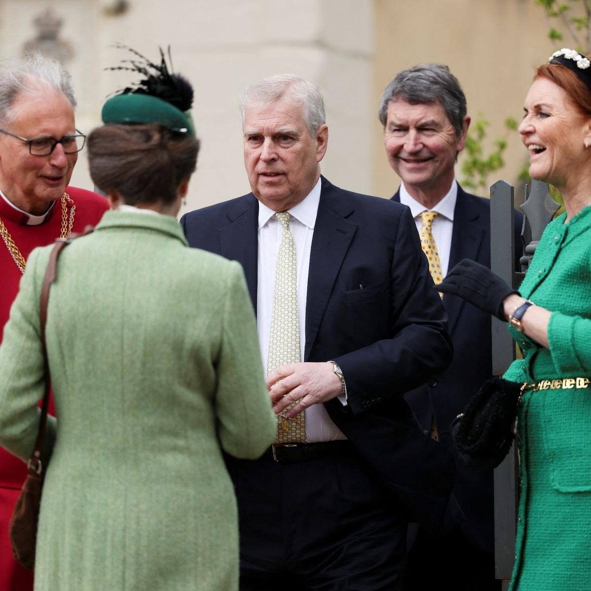 Unter den Gottesdienstbesuchern in Windsor war auch Prinz Andrew. - Foto: Hollie Adams/PA Wire/dpa