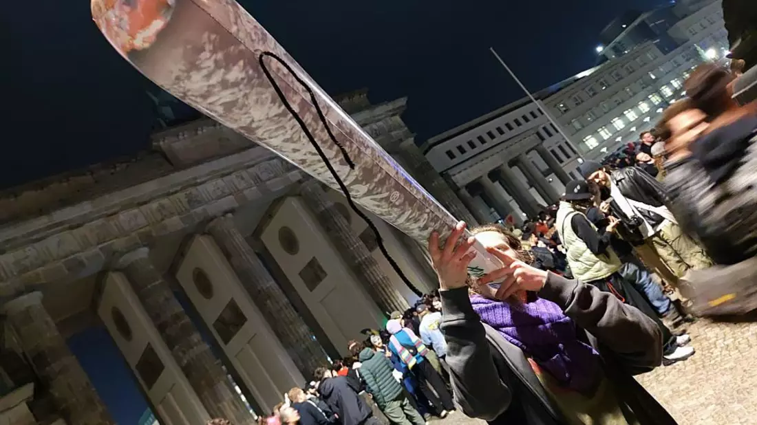 Smoke-in vor dem Brandenburger Tor (Archiv) - Bild: über dts Nachrichtenagentur