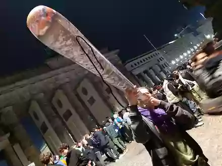 Smoke-in vor dem Brandenburger Tor (Archiv) - Foto: über dts Nachrichtenagentur