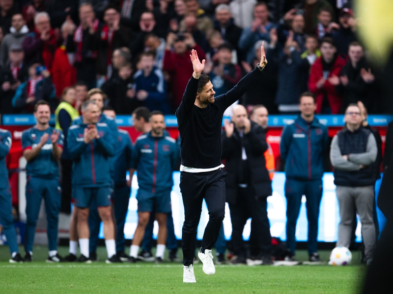 Bayer 04 Leverkusen geht mit 13 Punkten Vorsprung in die letzten sieben Bundesliga-Spieltage. - Foto: Marius Becker/dpa