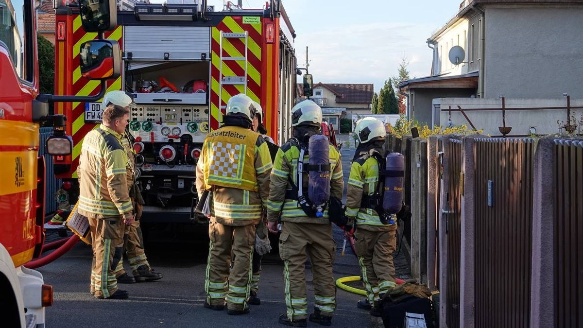 FW Dresden: Kellerbrand - Foto: presseportal.de
