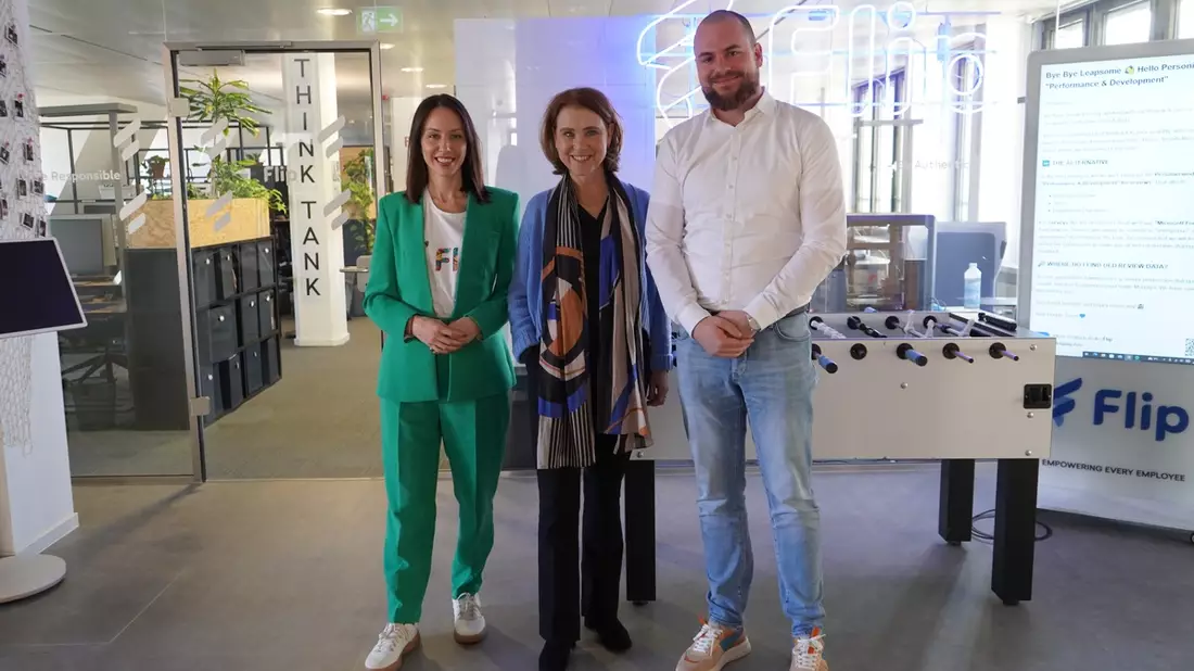 Förderung von Wachstumsunternehmen stärken / Wissenschaftsministerin Petra Olschowski besucht Tech-Unternehmen Flip - Bild: presseportal.de