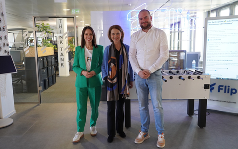 Förderung von Wachstumsunternehmen stärken / Wissenschaftsministerin Petra Olschowski besucht Tech-Unternehmen Flip - Foto: presseportal.de