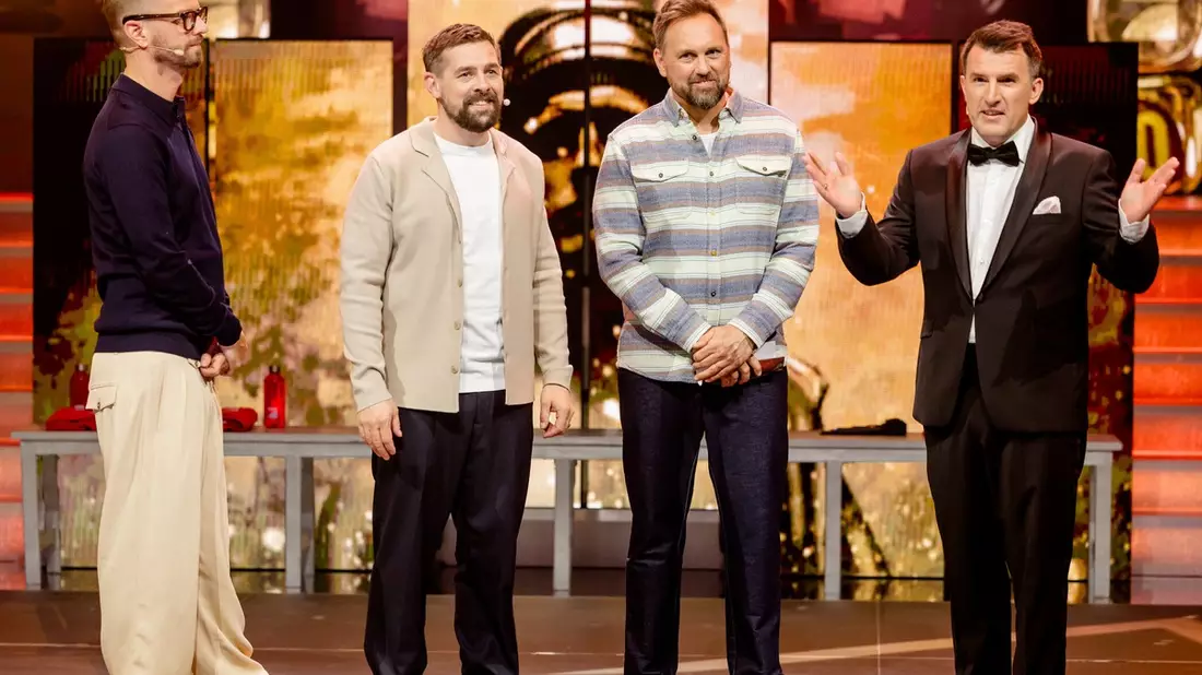 Joko Winterscheidt Klaas Heufer-Umlauf Steven Gätjen Hannes Hiller Joko und Klaas gegen ProSieben - Bild: Seven.One/Nadine Rupp, presseportal.de