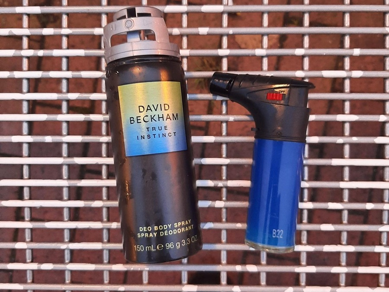 BPOL-H: Bahnhof Göttingen; Mann (39) bedroht Gruppe mit selbstgebautem Mini-Flammenwerfer - Foto: presseportal.de