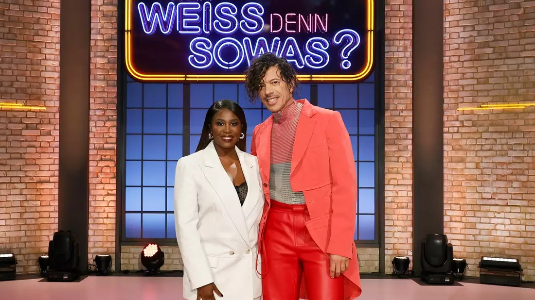 anz-Duell: Jorge González und Motsi Mabuse bei Wer weiß denn sowas? - Das Wissensquiz vom 8. bis 12. April 2024, um 18:00 Uhr im Ersten - Bild: presseportal.de