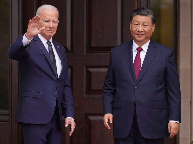 Joe Biden und Xi Jinping sind in Kontakt. - Foto: Doug Mills/Pool The New York Times via AP/dpa