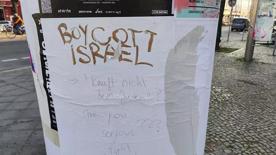 Boykott-Aufruf gegen Israel in Deutschland (Archiv) - Bild: über dts Nachrichtenagentur