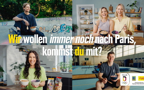 Für Athlet:innen. Für Fans. Für alle. / Power-Frühstück: Offizielle Team Deutschland Müslis geben Vorgeschmack auf Paris - Foto: presseportal.de