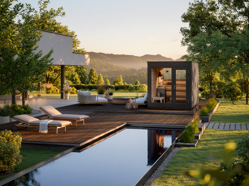 Außensauna TARAS - Foto: KLAFS GmbH über pressetext.de