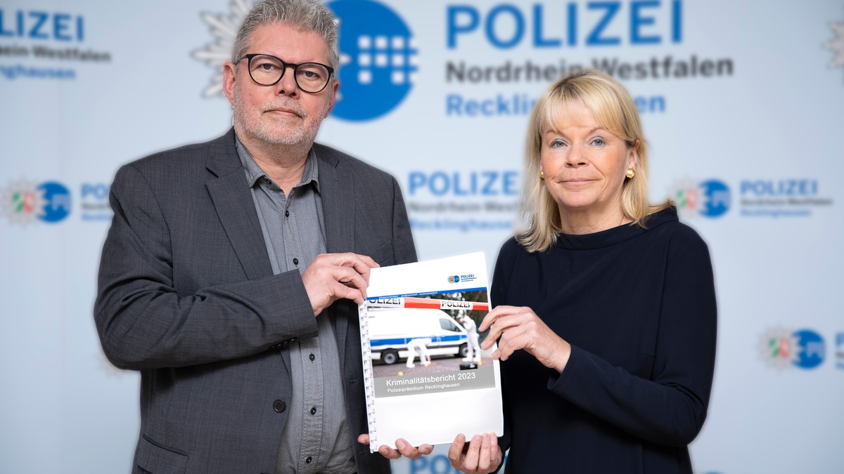 POL-RE: Kreis Recklinghausen/Bottrop: Polizeipräsidium Recklinghausen veröffentlicht Kriminalitätsbericht 2023 - Foto: presseportal.de