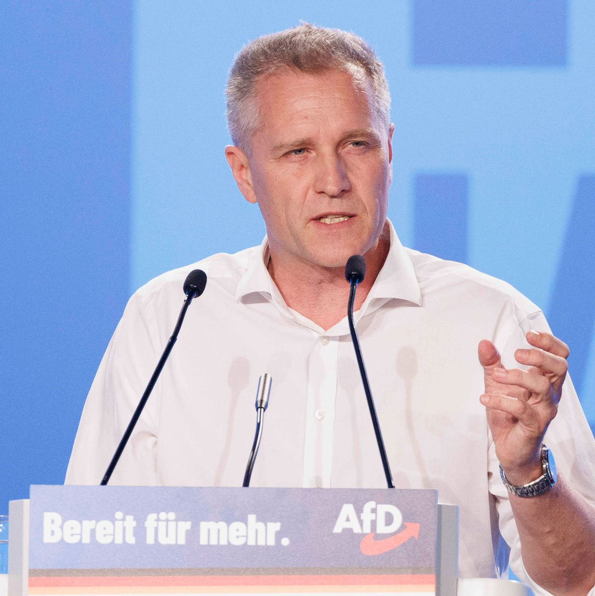 Petr Bystron kandidiert bei der Europawahl am 9. Juni auf Platz zwei der AfD-Liste. - Foto: Carsten Koall/dpa