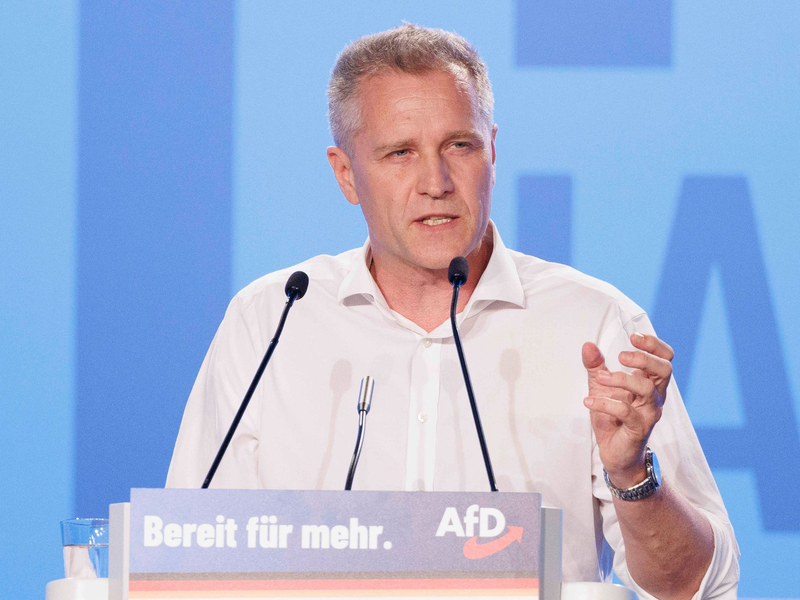 Petr Bystron kandidiert bei der Europawahl am 9. Juni auf Platz zwei der AfD-Liste. - Foto: Carsten Koall/dpa