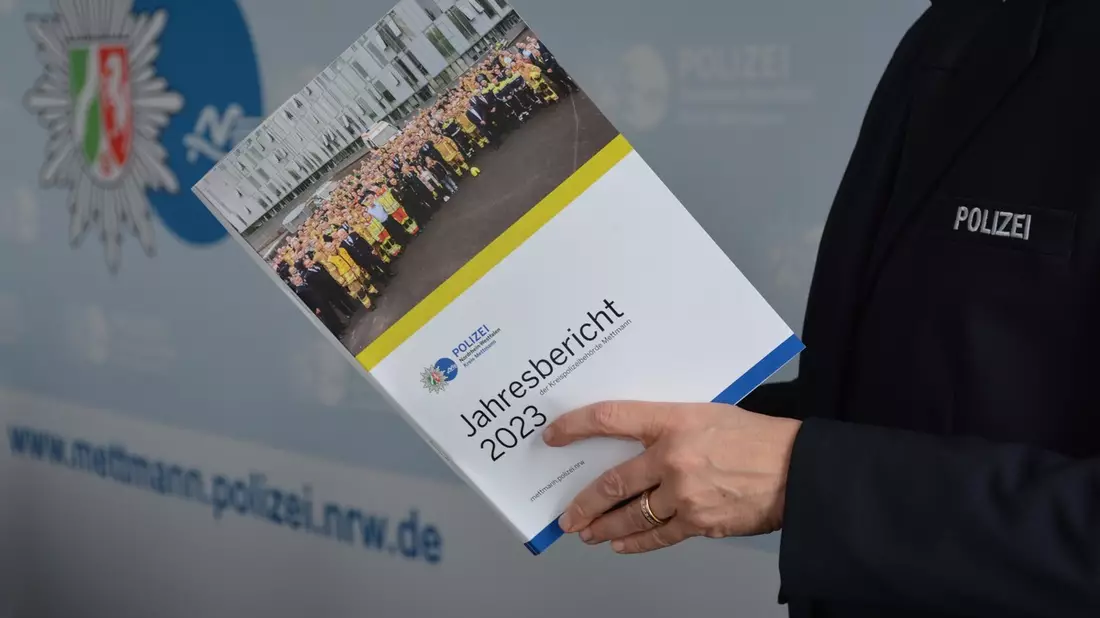 POL-ME: Polizeiliche Kriminalstatistik 2023: Trotz gestiegener Fallzahlen - Zweithöchste Aufklärungsquote der vergangenen zehn Jahre - Kreis Mettmann - 2403013 - Bild: presseportal.de