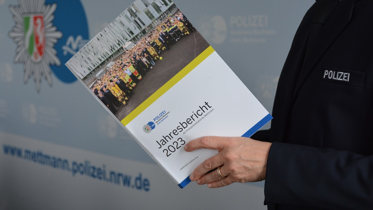 POL-ME: Polizeiliche Kriminalstatistik 2023: Trotz gestiegener Fallzahlen - Zweithöchste Aufklärungsquote der vergangenen zehn Jahre - Kreis Mettmann - 2403013 - Foto: presseportal.de
