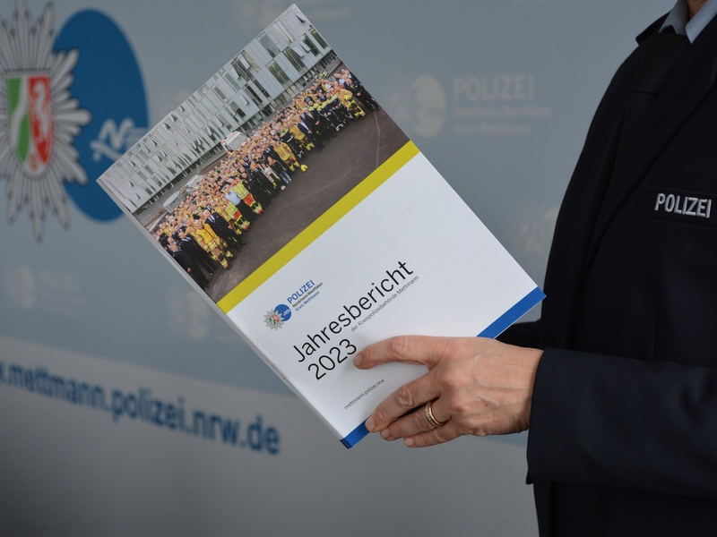 POL-ME: Polizeiliche Kriminalstatistik 2023: Trotz gestiegener Fallzahlen - Zweithöchste Aufklärungsquote der vergangenen zehn Jahre - Kreis Mettmann - 2403013 - Foto: presseportal.de