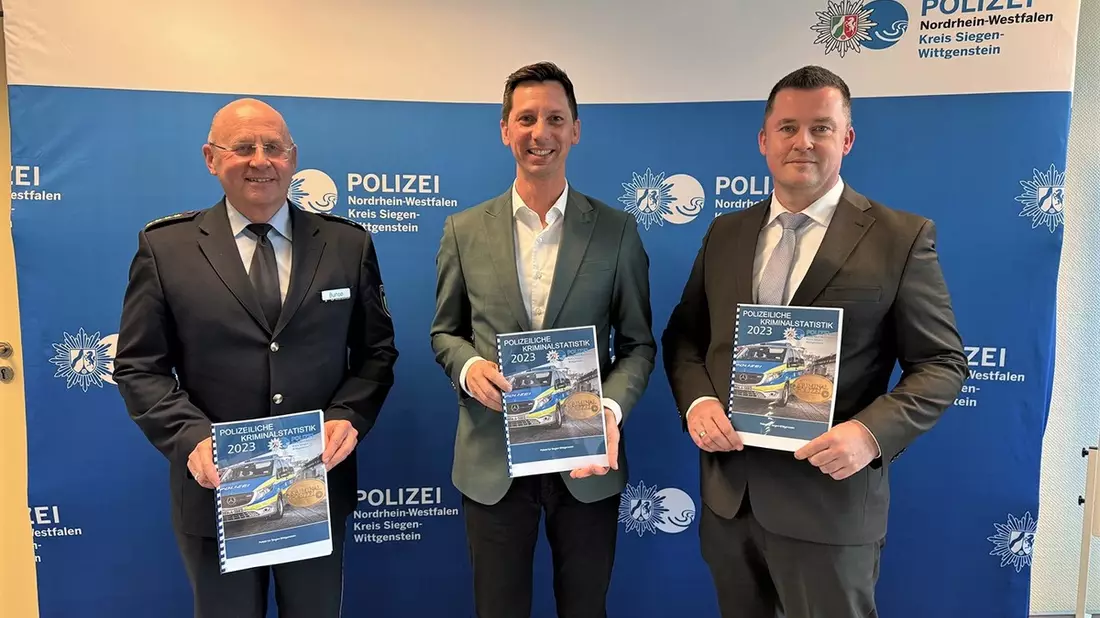 POL-SI: Kreispolizeibehörde veröffentlicht Kriminalstatistik 2023 - hohe Aufklärungsquote und steigende Fallzahlen #polsiwi - Bild: presseportal.de