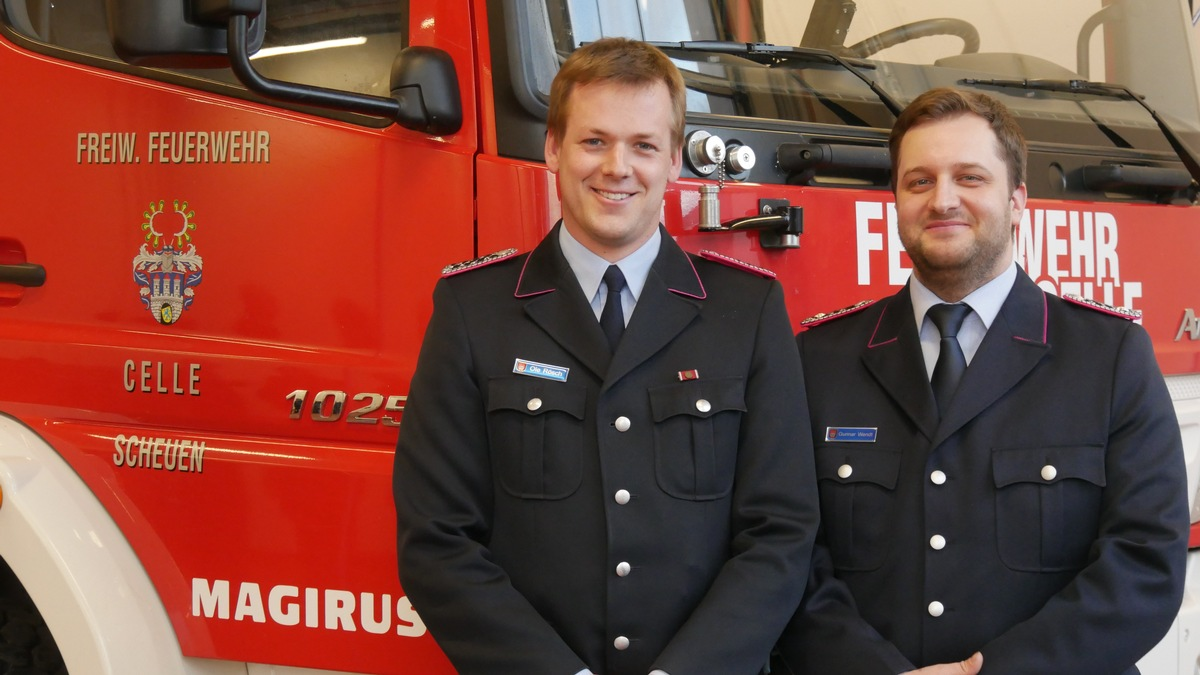 FW Celle: Führungswechsel in Scheuen - Gunnar Wendt ist neuer Ortsbrandmeister - Foto: presseportal.de