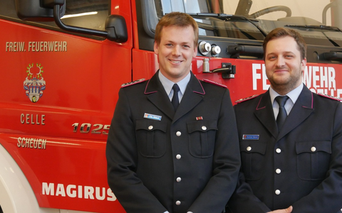 FW Celle: Führungswechsel in Scheuen - Gunnar Wendt ist neuer Ortsbrandmeister - Foto: presseportal.de