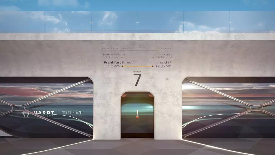 2030, so schätzen die Hyperloop-Macher, wird es die erste echte Strecke auch für Menschen geben. - Bild: -/European Hyperloop Center/dpa