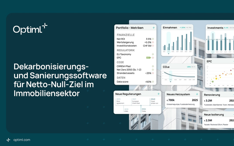 PropTech Optiml launcht Dekarbonisierungs- und Sanierungssoftware für Netto-Null-Ziel im Immobiliensektor - Foto: presseportal.de