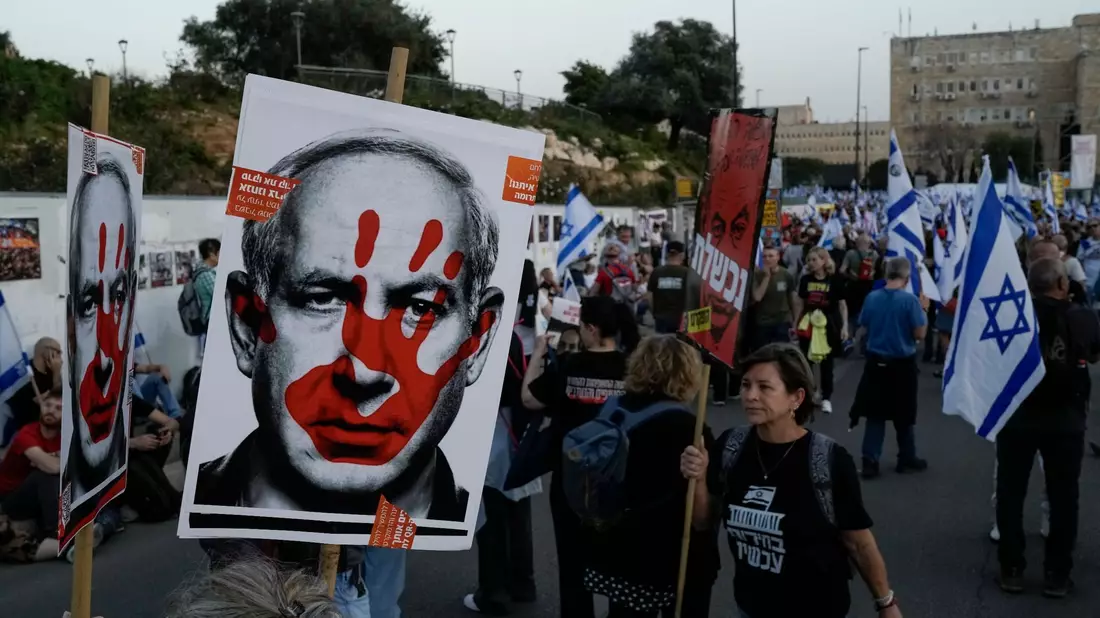 in Israel gibt es Rufe nach einer Fortsetzung des Krieges.  - Bild: Leo Correa/AP/dpa